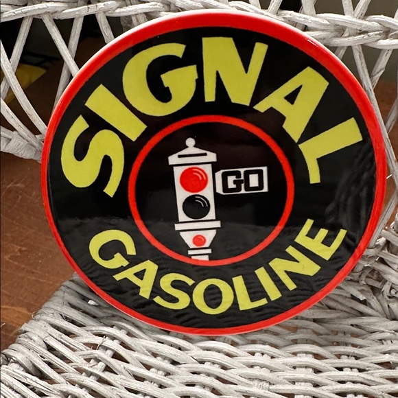 Vintage Retro Gasoline Station Ceramic Cork Backed Coasters by Quiet Mountain Co - Picture 7 of 8